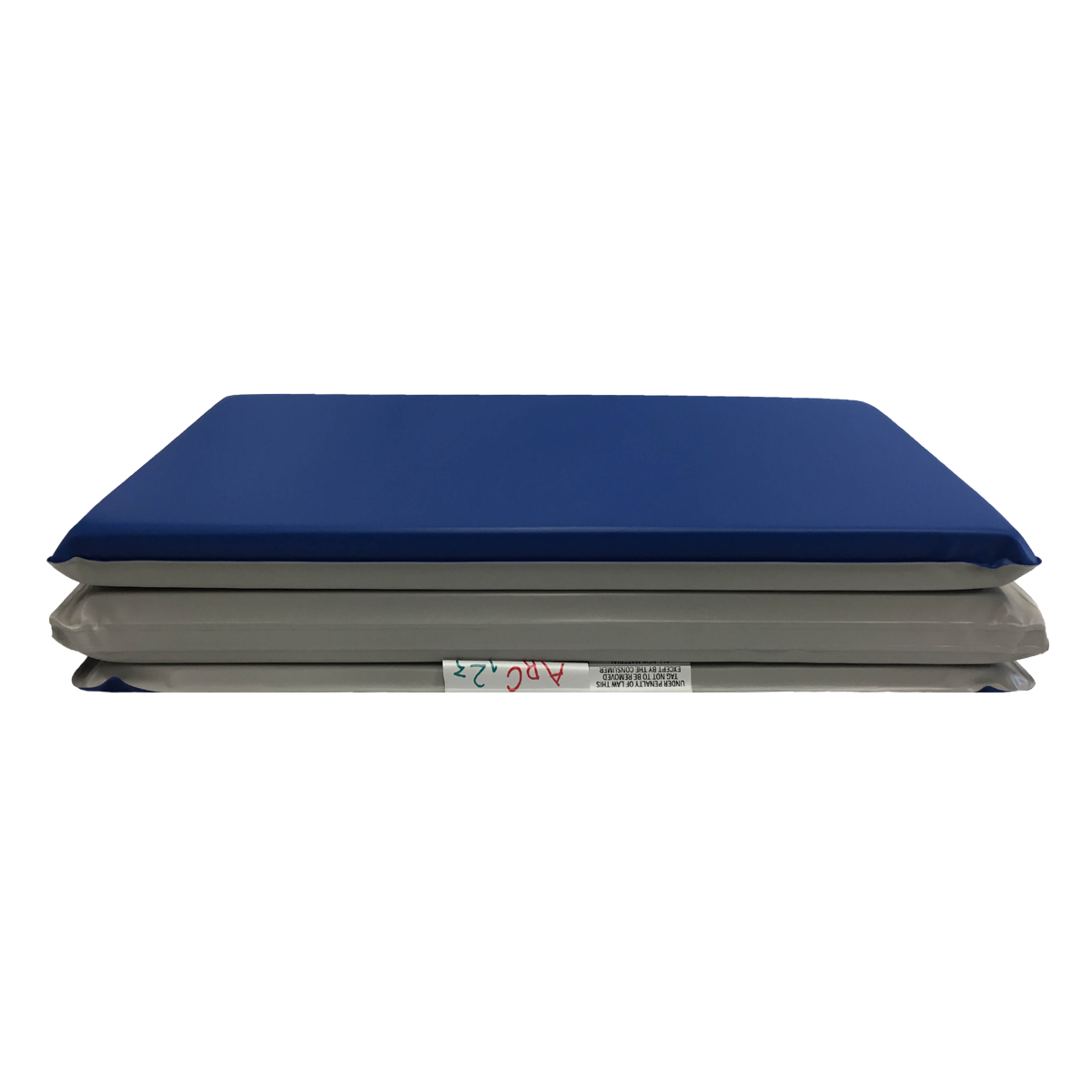 3/4" TODDLER KINDERMAT - BLUE/GRAY WITH PILLOW SECTION