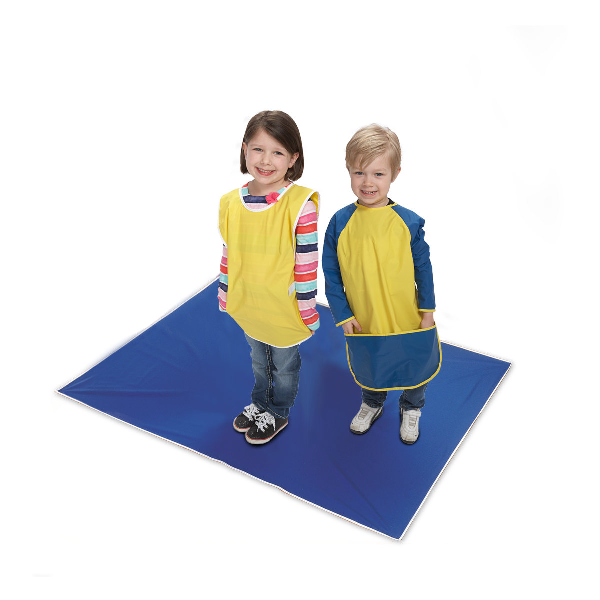 KINDERMAT MESS MAT - BLUE