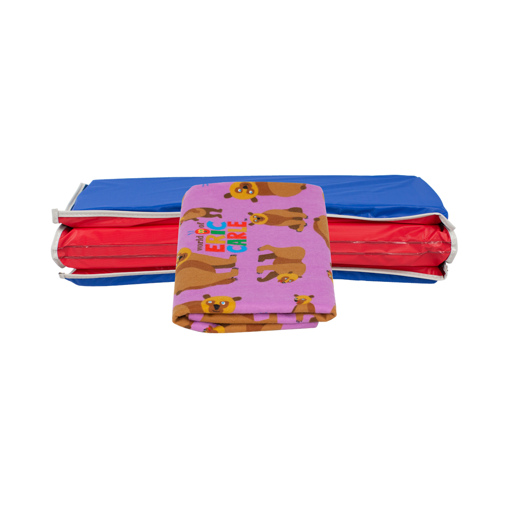 1" BASIC KINDERMAT WITH BINDING + ERIC CARLE KINDERMAT SHEET BUNDLE