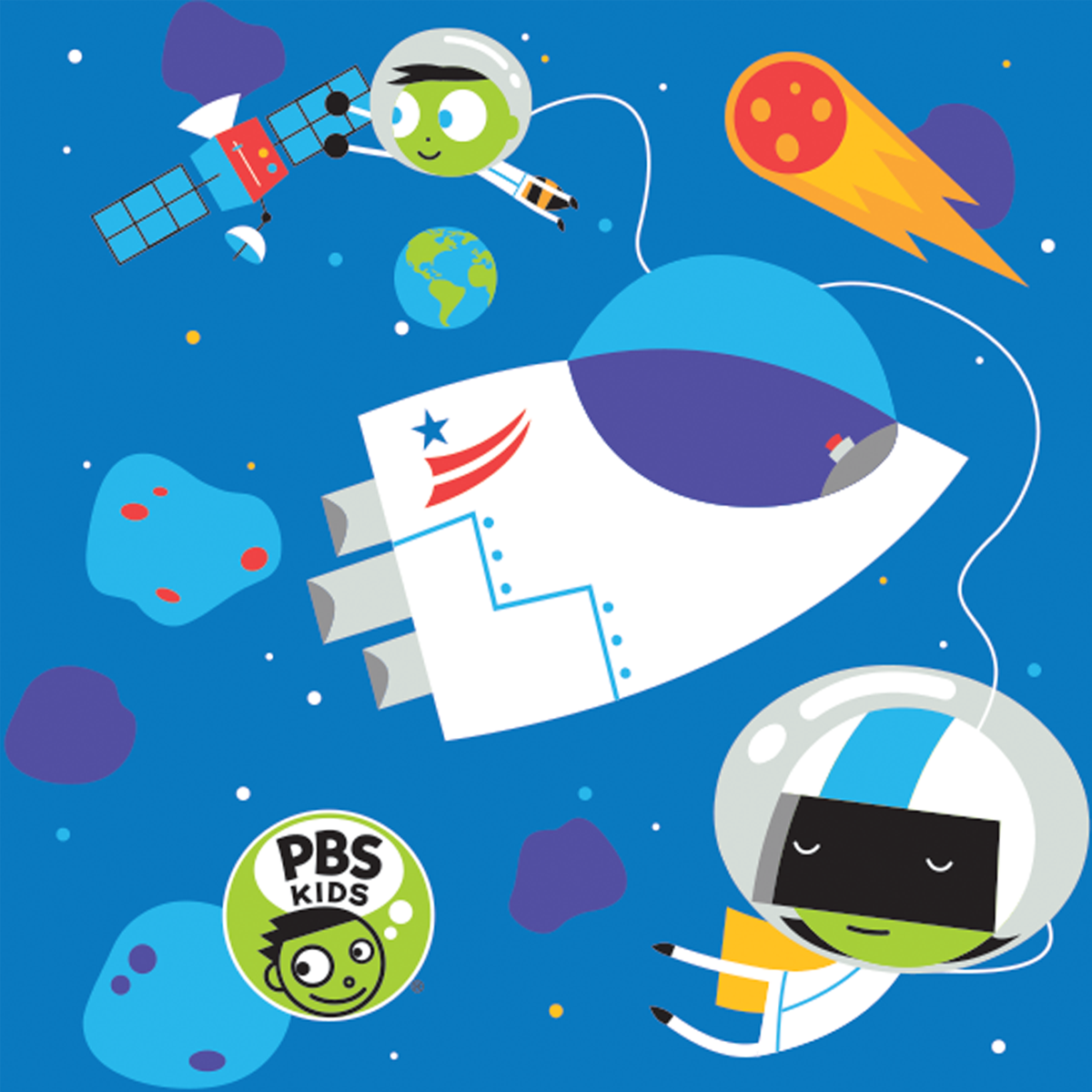 PBS KIDS "SPACE EXPLORER" KINDERMAT SHEETS
