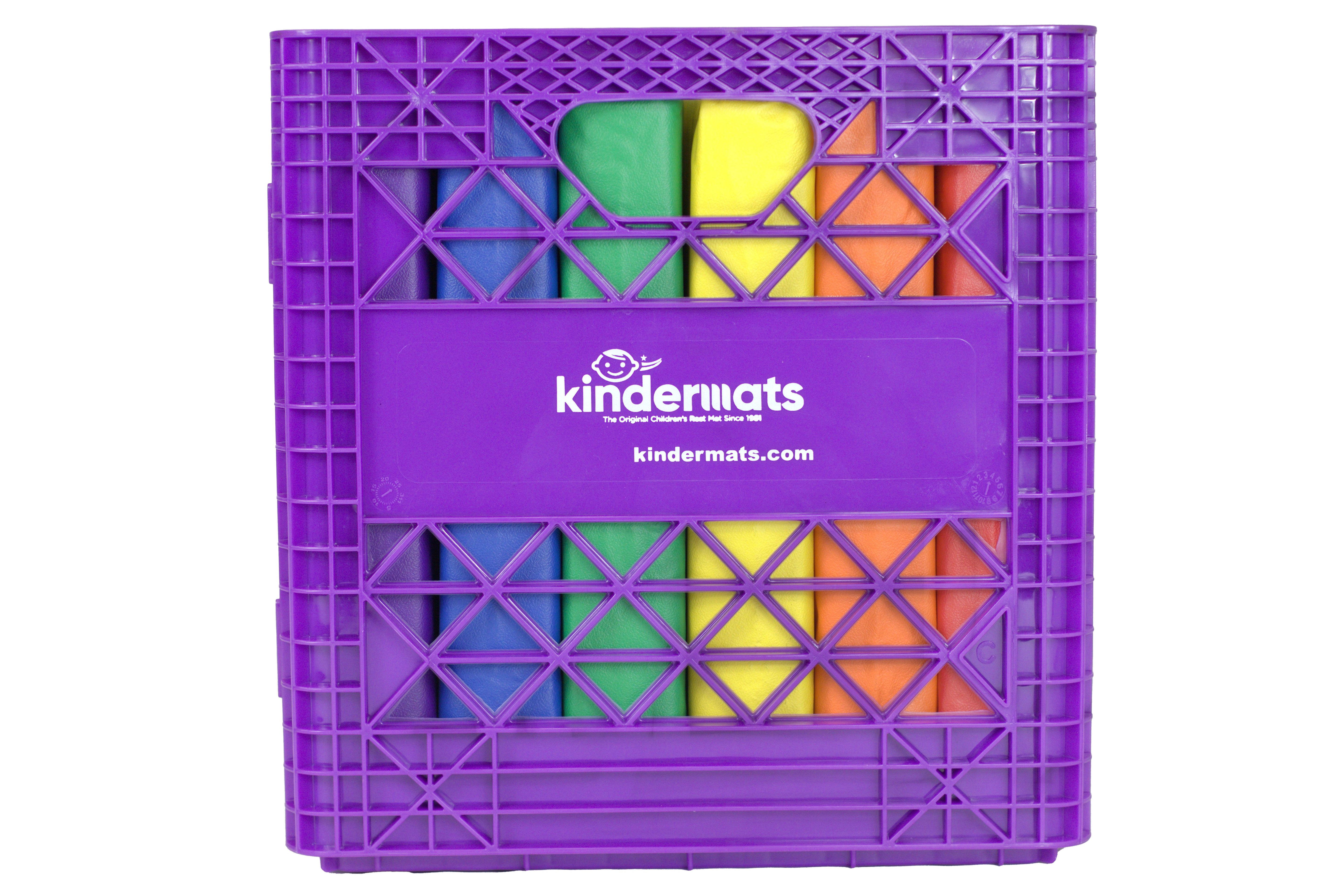 KINDERCRATE WITH 6 SQUARE KINDERCUSHIONS