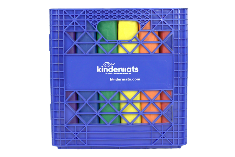 KINDERCRATE WITH 6 SQUARE KINDERCUSHIONS