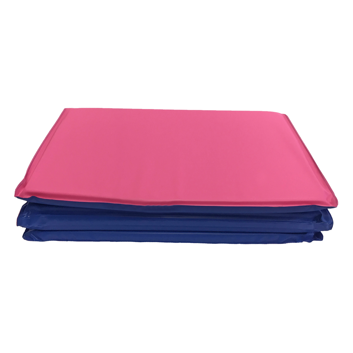 3/4" TODDLER KINDERMAT - PINK/BLUE WITH PILLOW